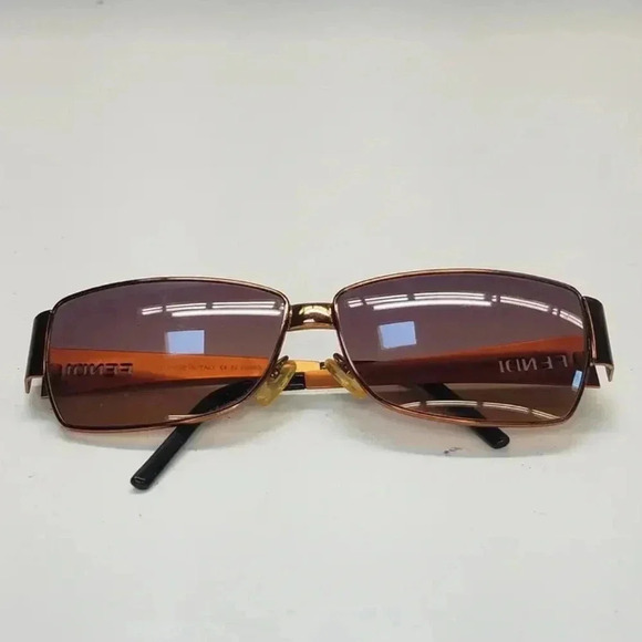Fendi Eyewear Rectangle Sunglasses Bronze - Picture 2 of 10